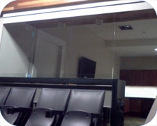 Clear Glass Walls