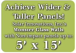 Larger and Winder Folding Glass Wall Panels Larger and Winder Folding Glass Wall Panels