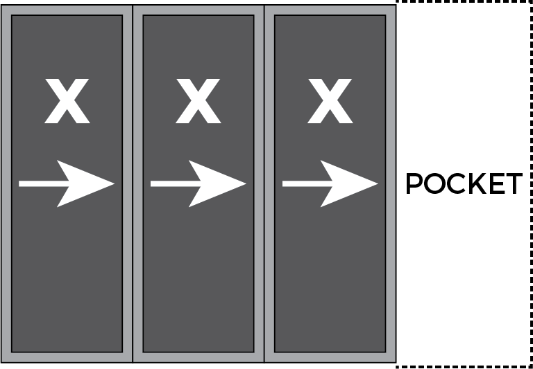 Sliding screen operation
